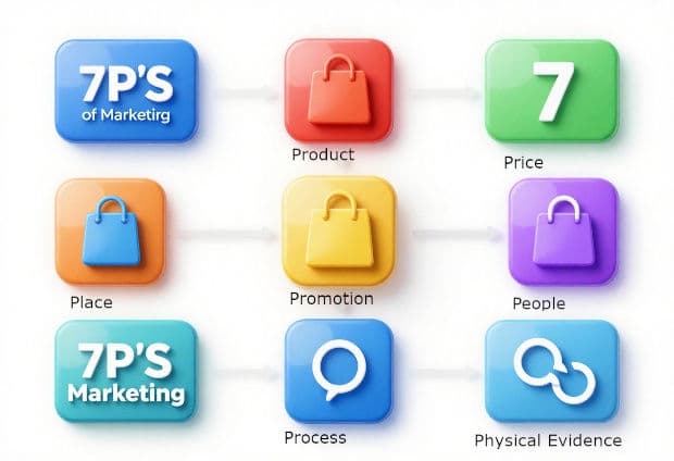 মার্কেটিং এর ৭'পি (7P’s of Marketing)