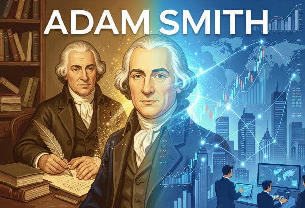 Adam Smith: আধুনিক অর্থনীতির জনক — জীবনী, বই, ধারণা ও তাঁর চিরস্থায়ী উত্তরাধিকার