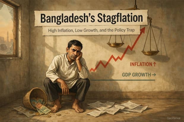 Bangladesh's Stagflation -- High Inflation, Low Growth, and the Policy Trap