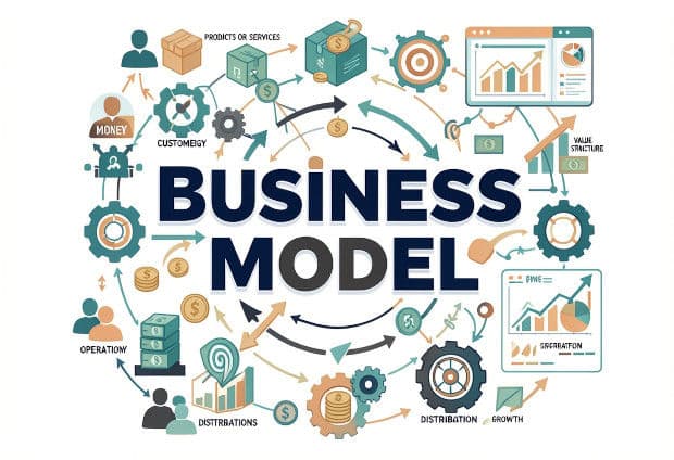 Business Model কী? একটি ব্যবসা আসলে কীভাবে টাকা বানায় — সম্পূর্ণ গাইড