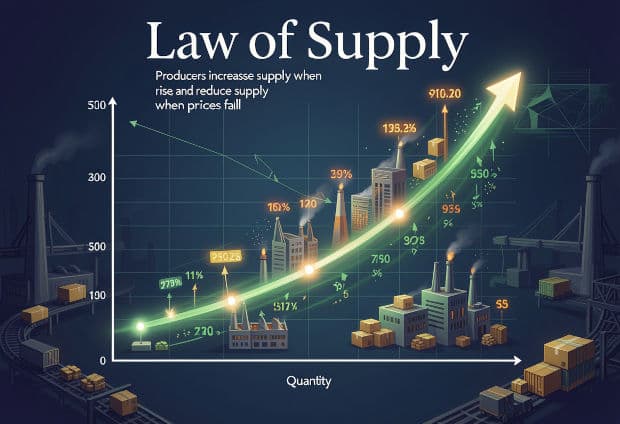 যোগান বিধি বা (Law Of Supply) কী?
