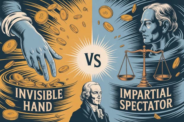 Invisible Hand vs Impartial Spectator -- Why Capitalism Adopted Adam Smith's Minor Metaphor and Abandoned His Central Philosophy