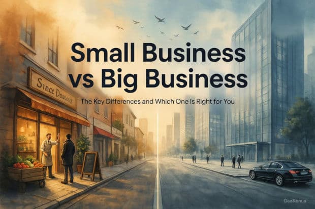 Small Business vs Big Business -- The Key Differences and Which One Is Right for You
