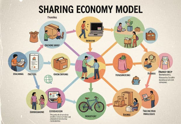 Sharing Economy Model: How Businesses Make Money Without Owning Anything